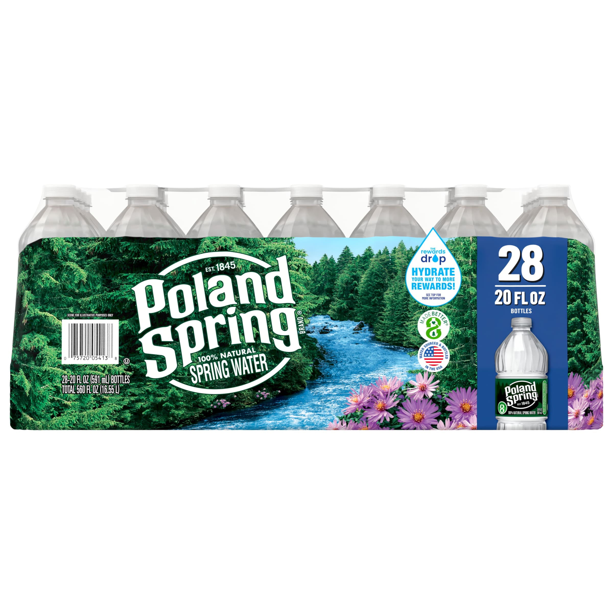 Poland Spring 100% Natural Spring Water