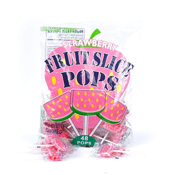 FRUIT SLICE POPS - 48 Count