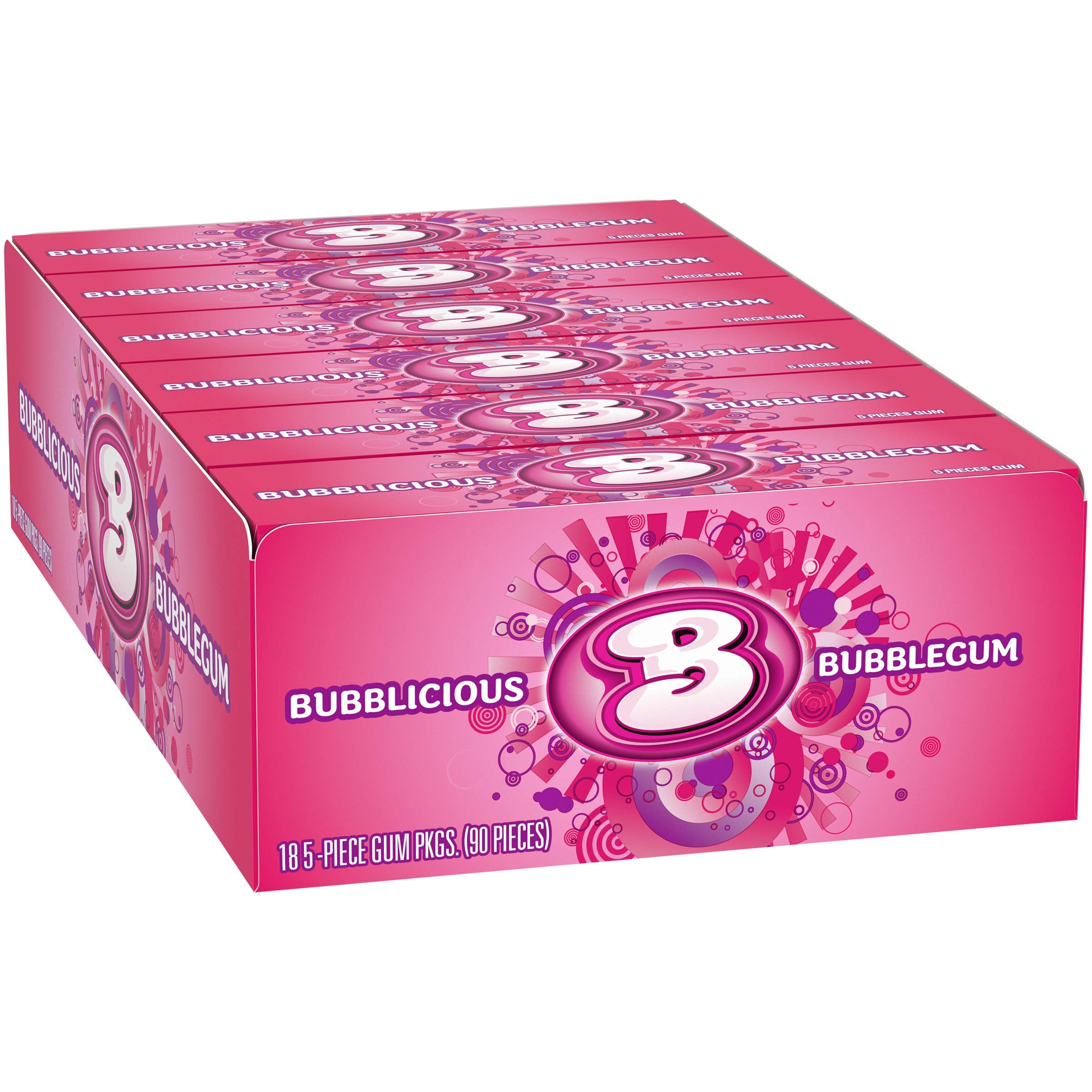 Bubblicious Bubblegum 18Ct