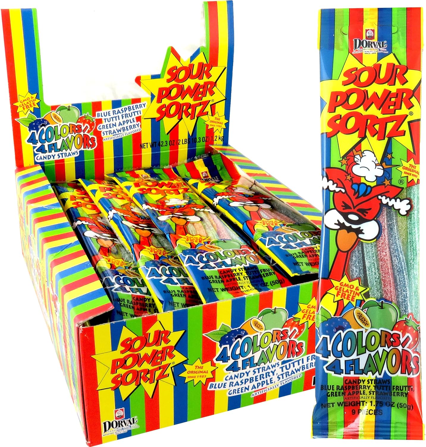 Sour Power Candy - 24 ct