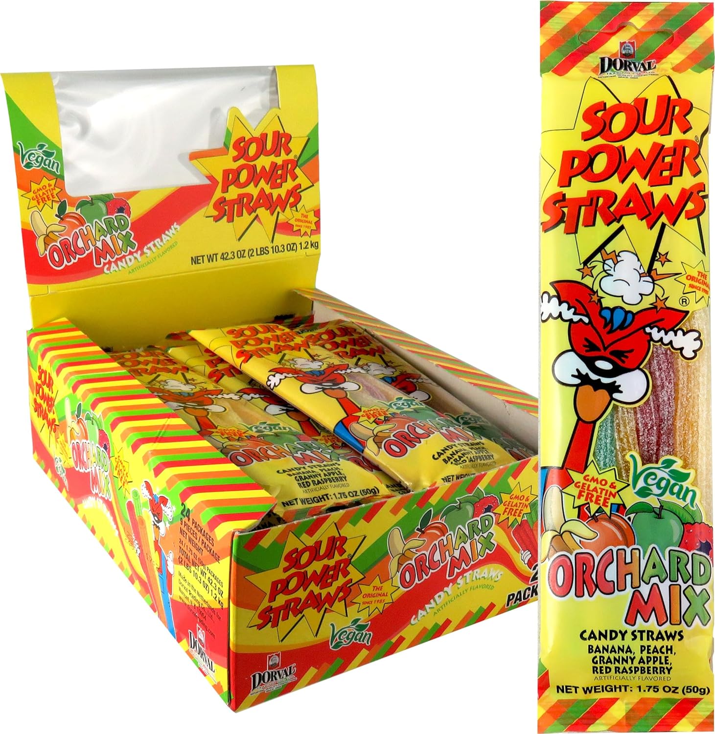 Sour Power Candy - 24 ct