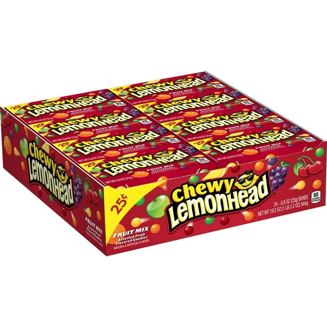 Lemonhead Candy 24 Ct