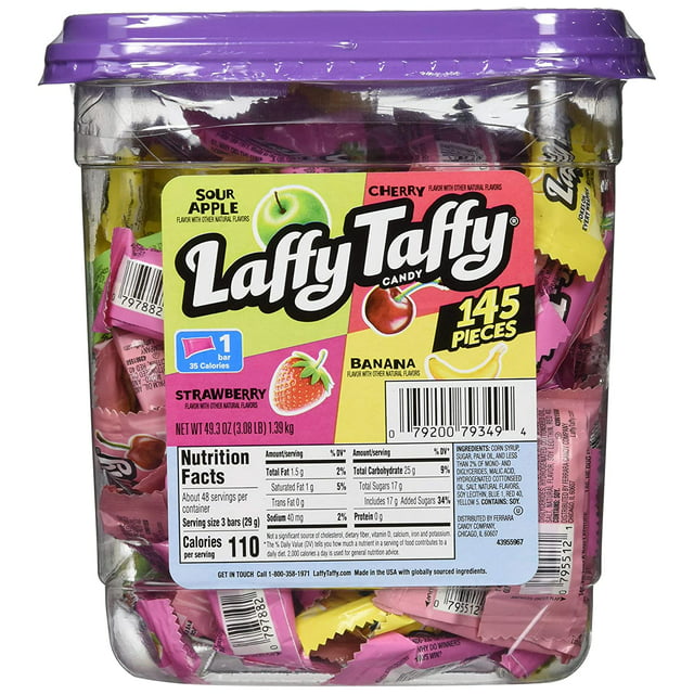 Laffy Taffy Candy - 145 Count