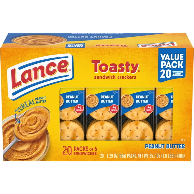 Lance Peanut Bar 21 Ct