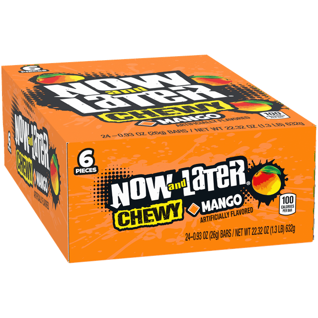 Now & Later Chewy Candy 24 Ct