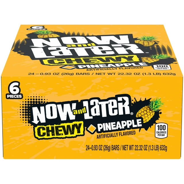 Now & Later Chewy Candy 24 Ct