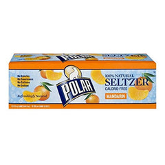 Polar Seltzer Mandarin 24/12 oz