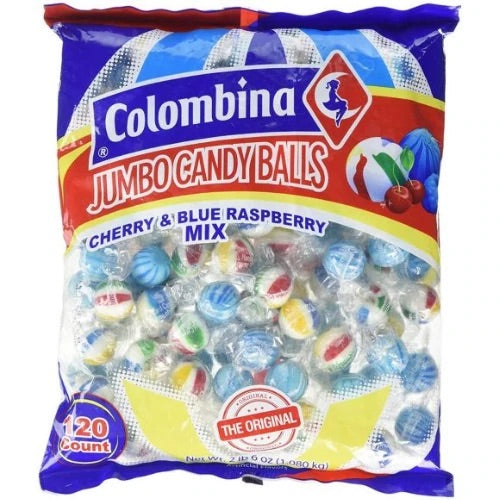 Colombina Jumbo Mint Balls - 120 Count