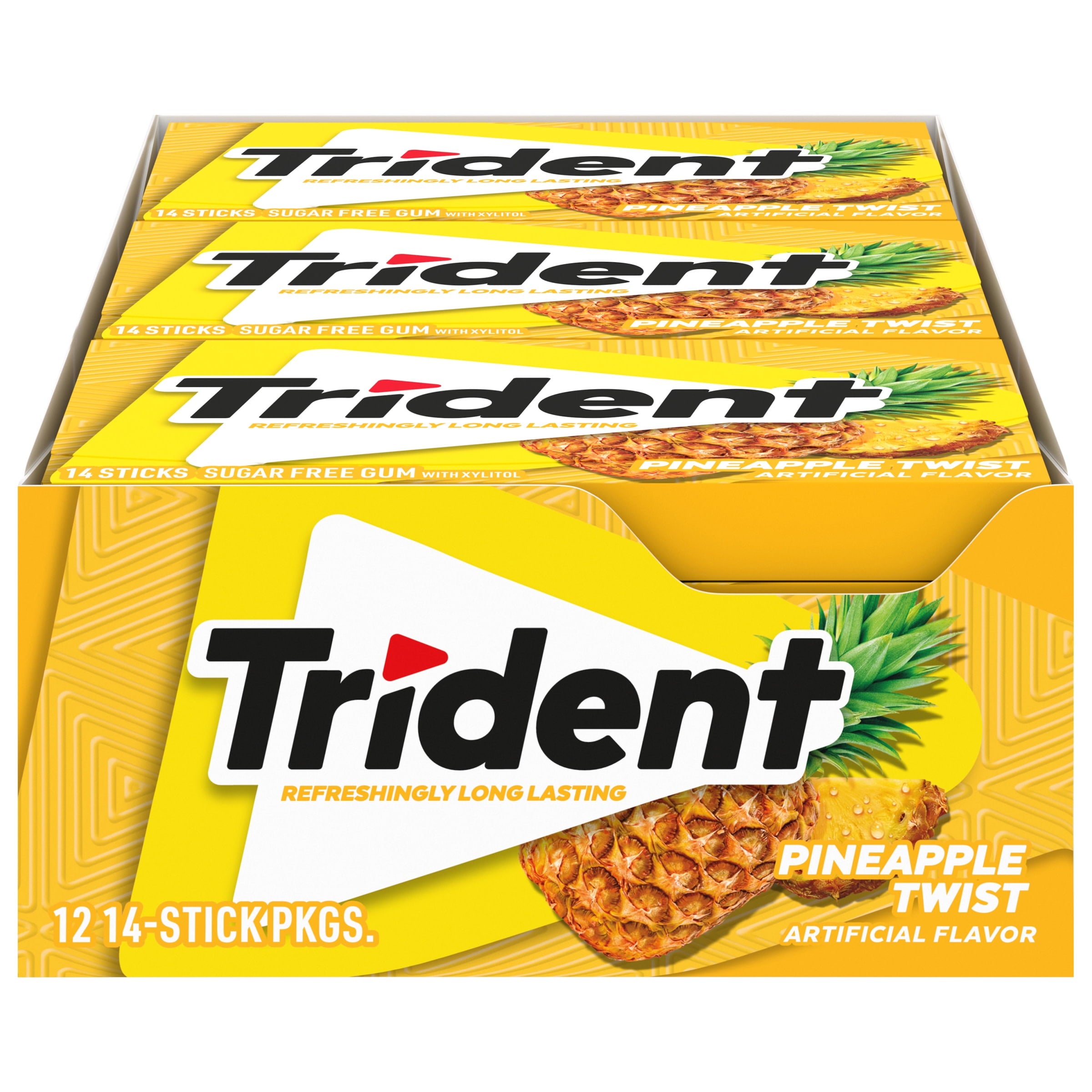 Trident Bubble Gum - 12 Count